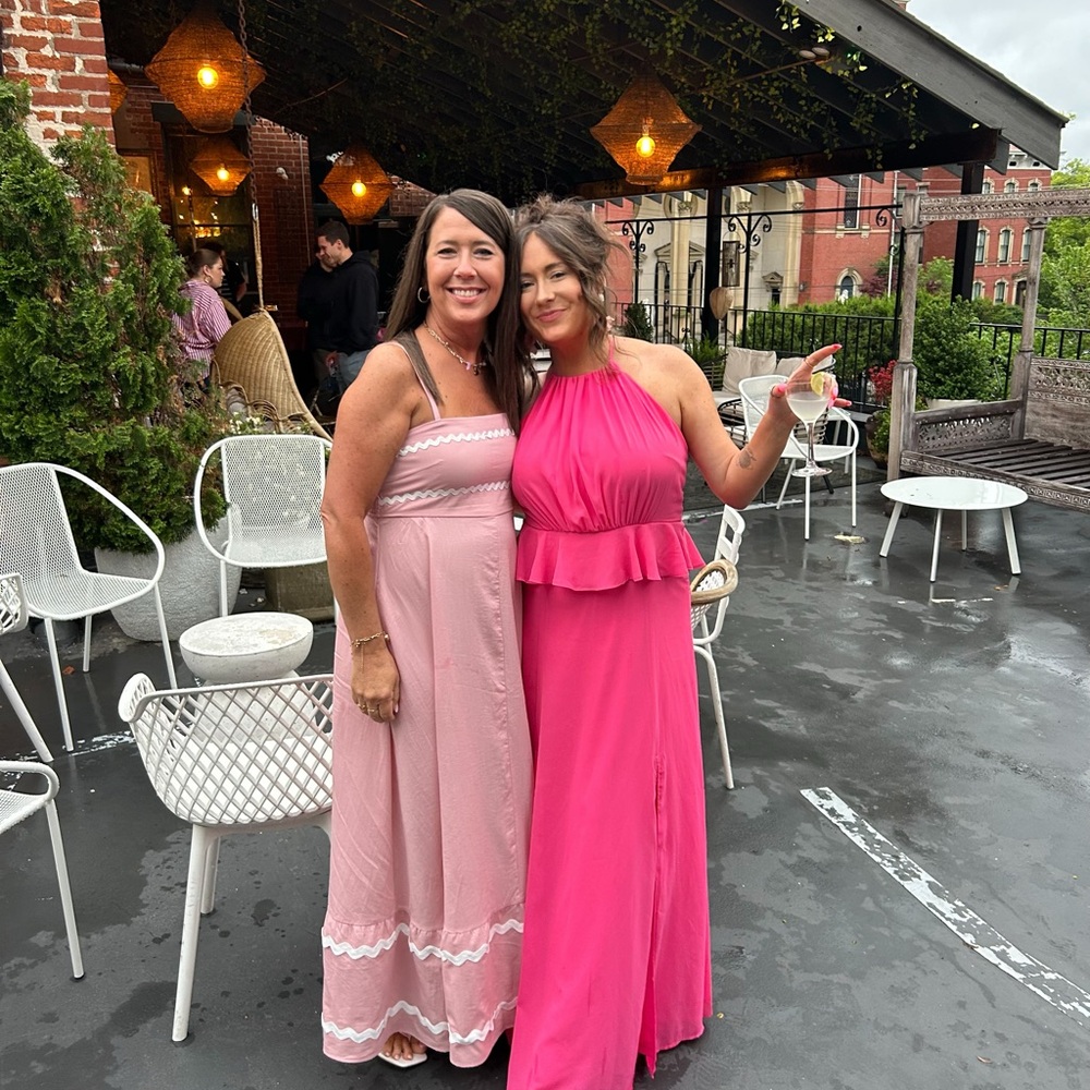 Boohoo Vibrant Pink Dress